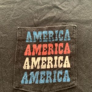 American Eagle Outfitters Black T-Shirt Size M